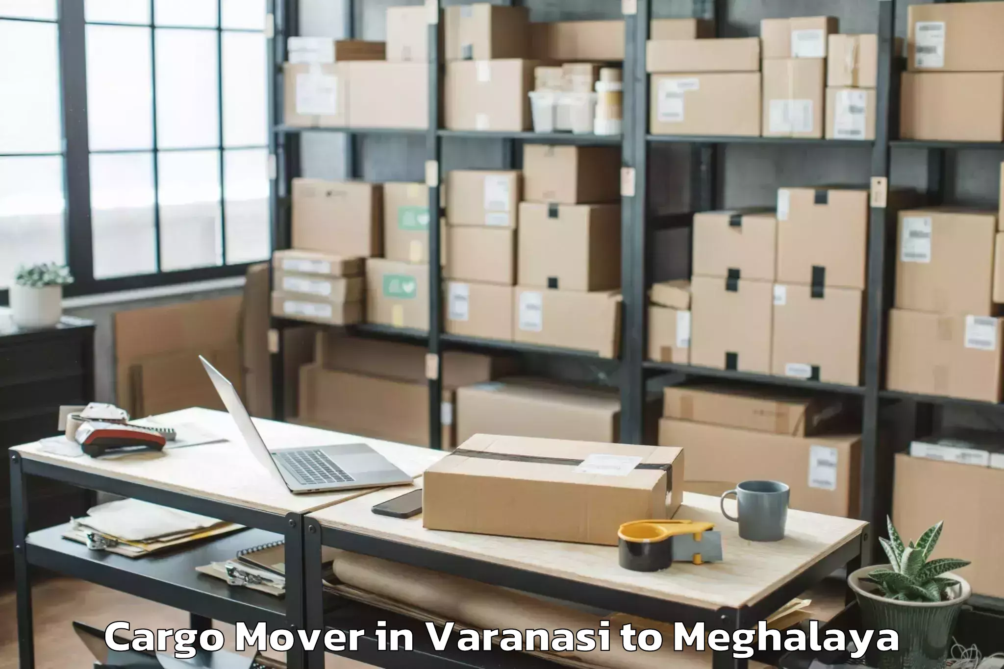 Reliable Varanasi to Mawshynrut Cargo Mover